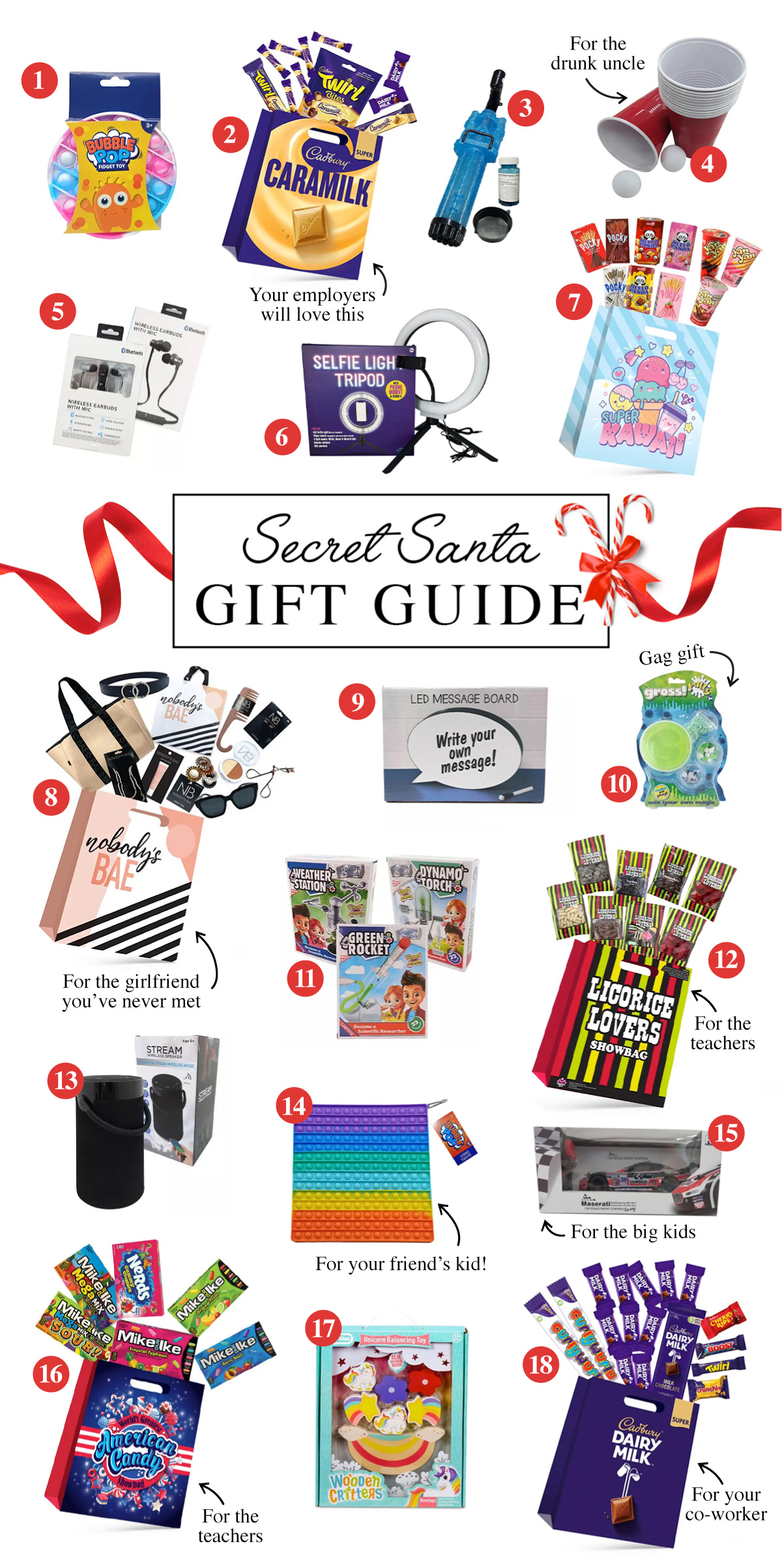 Secret santa best sale gifts for kids